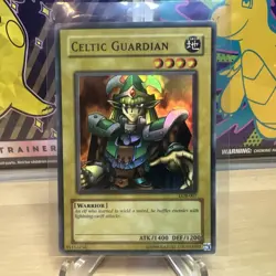 Yu-Gi-Oh! TCG Celtic Guardian Legend of Blue Eyes White Dragon LOB-007 Holo NM-M - Image 1