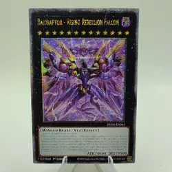 Yugioh! Raidraptor - Rising Rebellion Falcon - PHNI-EN045 - Quarter Century NM - Image 1
