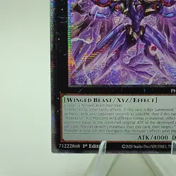 Yugioh! Raidraptor - Rising Rebellion Falcon - PHNI-EN045 - Quarter Century NM - Image 2