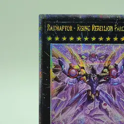 Yugioh! Raidraptor - Rising Rebellion Falcon - PHNI-EN045 - Quarter Century NM - Image 5