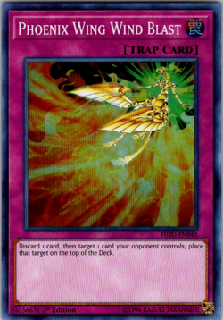 1X NM Phoenix Wing Wind Blast - HISU-EN045 - Super Rare 1st Edition yugioh - Image 1