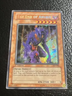 Yugioh The End of Anubis 1st Edition Secret Rare AST-000 MP Moderately Played - Image 1