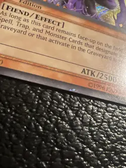 Yugioh The End of Anubis 1st Edition Secret Rare AST-000 MP Moderately Played - Image 2