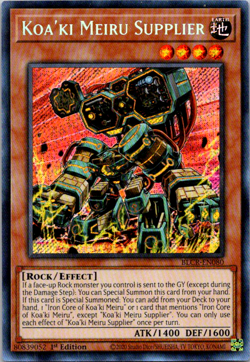 Yugioh Koa'ki Meiru Supplier BLCR-EN080 1st Edition - Image 1