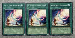 Ojama Delta Hurricane!! DP2-EN018 (x3) Chazz Princeton Unlimited Edition VLP - Image 1