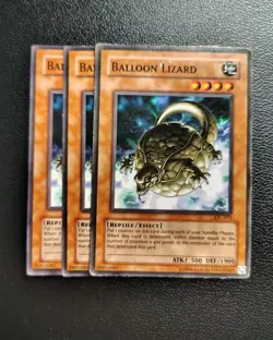Yu-Gi-Oh - Balloon Lizard 3X - Full Playset - Image 1