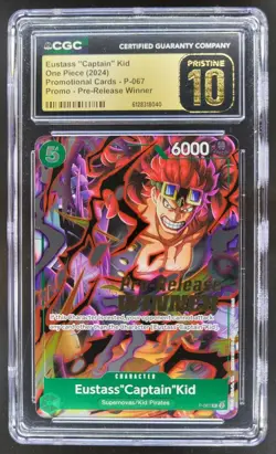 2024 ONE PIECE EUSTASS CAPTAIN KID PROMO P-067 CGC 10 PRISTINE A PT - Image 1