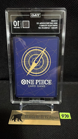 TAG GEM MINT 10 O-Nami OP06-101 R 2nd COMPLETE GUIDE Promo ONE PIECE jp - Image 2