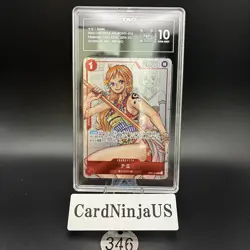 TAG GEM MINT 10 (984) Nami Parallel OP01-016 R 25th Edition ONE PIECE 346 - Image 1