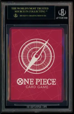 2025 BVB X ONE PIECE MATCH DAY PROMOS #003 MONKEY D. LUFFY BGS 10 BLACK LABEL - Image 3