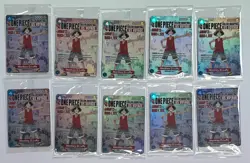 Lot of (10) One Piece Monkey D. Luffy US Voyage College Basketball Promo SEALED - Image 1