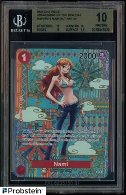 2023 One Piece Awakening New Era Nami Special Alternate Art #OP01-016 BGS 10 - Image 1