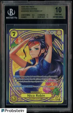 2026 One Piece Heroines Edition #EB03-055 Nico Robin SP BGS 10 PRISTINE - Image 1