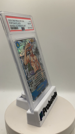2025 One Piece OP13 EN #119 Portgas D. Ace Manga Alternate Art PSA 10 GEM MINT - Image 2