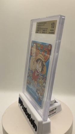 2022-24 One Piece Promos P033 Monkey D. Luffy Silver Foil Championship BGS 10 - Image 2