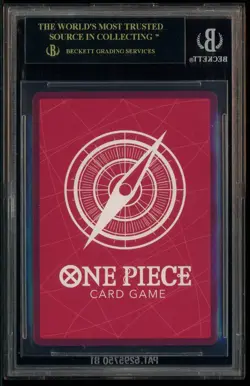 2025 BVB X ONE PIECE MATCH DAY PROMOS #003 MONKEY D. LUFFY BGS 10 BLACK LABEL - Image 3