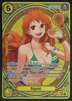 2026 One Piece Nami SP EB03-53 Extra Booster: Heroines Edition Special Alt Art - Image 1