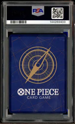 2025 One Piece OP13 ENGLISH 3rd Anniversary Gold #004 Shanks PSA 10 GEM MINT - Image 3