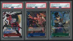 2025 One Piece 3rd Anv 3 Brthrs Winner Sabo Luffy Ace Sequential Set (3) PSA 10 - Image 1