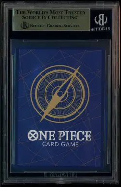 2025 One Piece OP-13 EN 3rd Anniversary Silver #004 Shanks BGS 9.5 GEM MINT - Image 3
