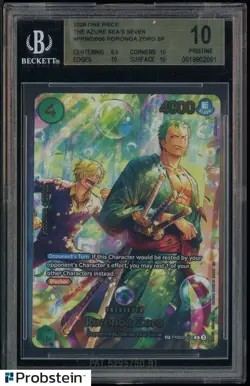 One Piece TCG Roronoa Zoro SP PKB02-006 BGS 10 - Image 1