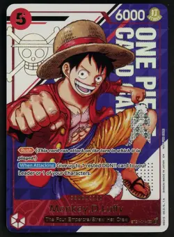 Monkey.D.Luffy ST21-014 3rd Anniversary Treasure Campaign Pack One Piece Promo - Image 1