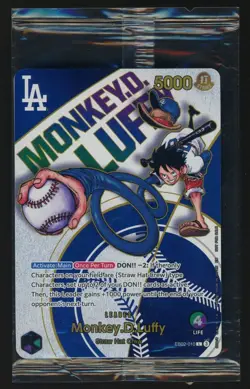 One Piece Promotion Monkey.D.Luffy Dodgers X One Piece Night EB02-010 Sealed - Image 1