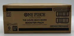 Auction #1 One Piece TCG OP-14 The Azure Sea's Seven Enlgish Booster Box Case - Image 1