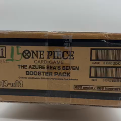 Auction #1 One Piece TCG OP-14 The Azure Sea's Seven Enlgish Booster Box Case - Image 2