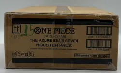 Auction #1 One Piece TCG OP-14 The Azure Sea's Seven Enlgish Booster Box Case - Image 3