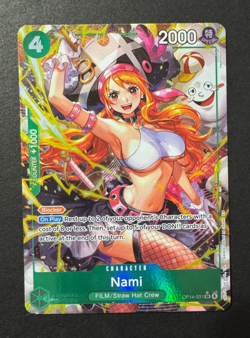 One Piece Nami (Alt Art) OP14-031 SR The Azure Sea's Seven - Image 1