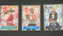 Sabo Luffy Ace SEC Parallel OP13-118 Japanese ONE PIECE Carrying on His Will - Image 1