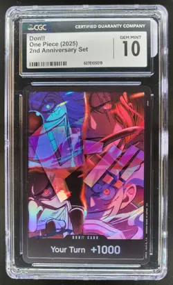 2025 ONE PIECE DON!! 2ND ANNIVERSARY SET CGC 10 A PT - Image 1