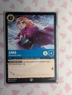 Anna Braving the Storm Disney Lorcana Promo Card 17/P2 English - Image 1
