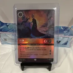 Disney Lorcana Elsa-Concerned Sister Foil Card 215/204 Frozen TCG - Image 1