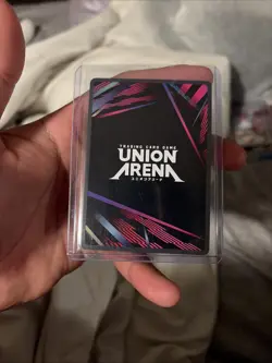 Union Arena UE17BT: SOLO LEVELING Sung Jinwoo UE17BT/SLG-1-021 Super Rare SR - Image 2