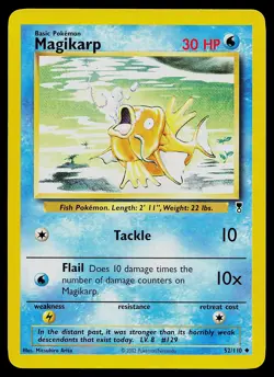 Pokemon Card - Magikarp Legendary Collection 52/110 Uncommon - Image 1
