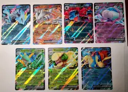 7 Ex cards from BLACK BOLT & WHITE FLARE - POKEMON TCG - Lot of 7 - Image 1