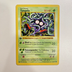 Tangela 1st Edition Shadowless 66/102 Base Set Regular LP - Pokemon Card - Image 1