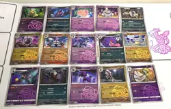 1-Star Master Ball Holo Cards from Jewel Pack Vol.3, 15 cards total. RJ34 - Image 1
