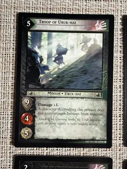 Lord of the Rings TCG 8 Rare Card Lot Isengard - Image 2