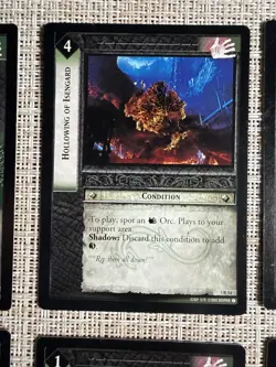 Lord of the Rings TCG 8 Rare Card Lot Isengard - Image 3
