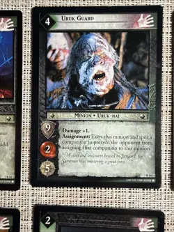 Lord of the Rings TCG 8 Rare Card Lot Isengard - Image 4