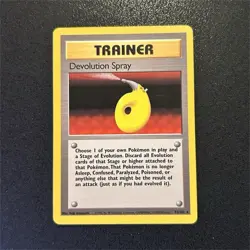 Pokemon Devolution Spray 72/102 Base Set Trainer 1999 Wizards of the Coast Card - Image 1