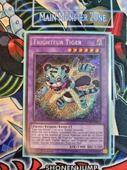 Frightfur Tiger FUEN-EN022 Yu-Gi-Oh! Card Secret Rare 1st Edition - Image 1