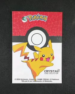 Pokemon #044 Gloom Stained Glass Crystal Card Collection Holo (2024) - Image 2