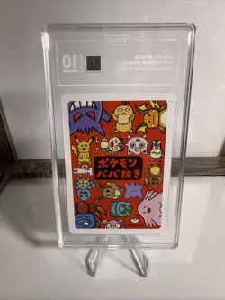 Pokemon TCG 2019 Japanese Psyduck Old Maid Card TAG 10 Gem Mint - Image 2