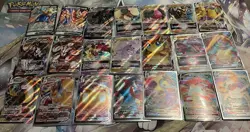 50 VMAX/VSTAR Holo Foil Rares Pokemon Card Lot - Image 1