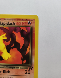 Dark Rapidash 44/82 - 1st Edition Team Rocket Vintage Pokemon Card - NM - Image 2