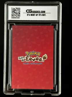 Eevee PONCHO Espeon CG 8.5 Card Database Go CGC PSA Pokemon 2025 - Image 2